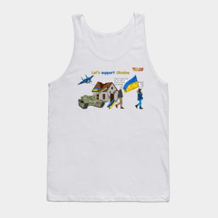 Let’s support Ukraine Tank Top